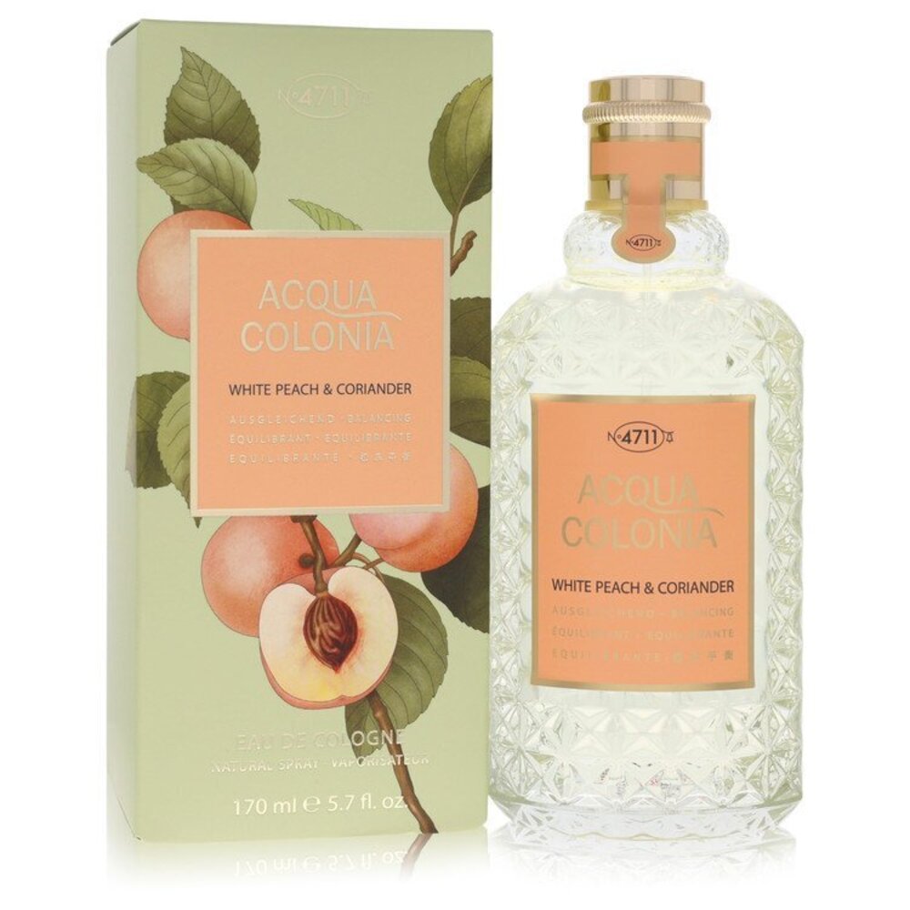 4711 Acqua Colonia White Peach & Coriander by 4711 Eau De Cologne Spray (Unisex)